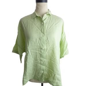 Everlane Button Down Shirt M Seafoam Green
